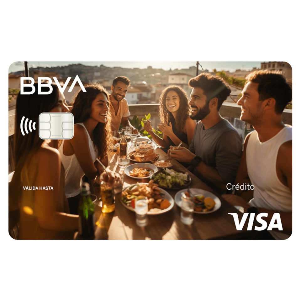 Solicita tu tarjeta y acumula puntos bbva