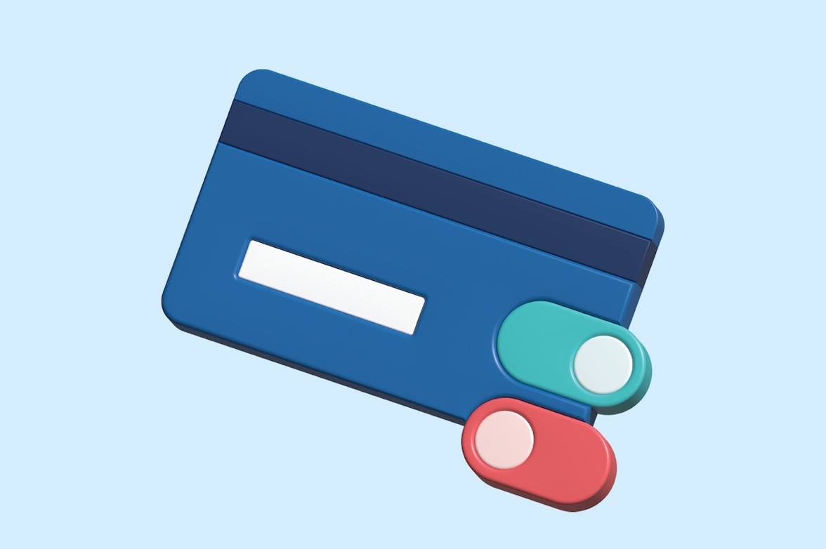 Prender o apagar la tarjeta de crédito