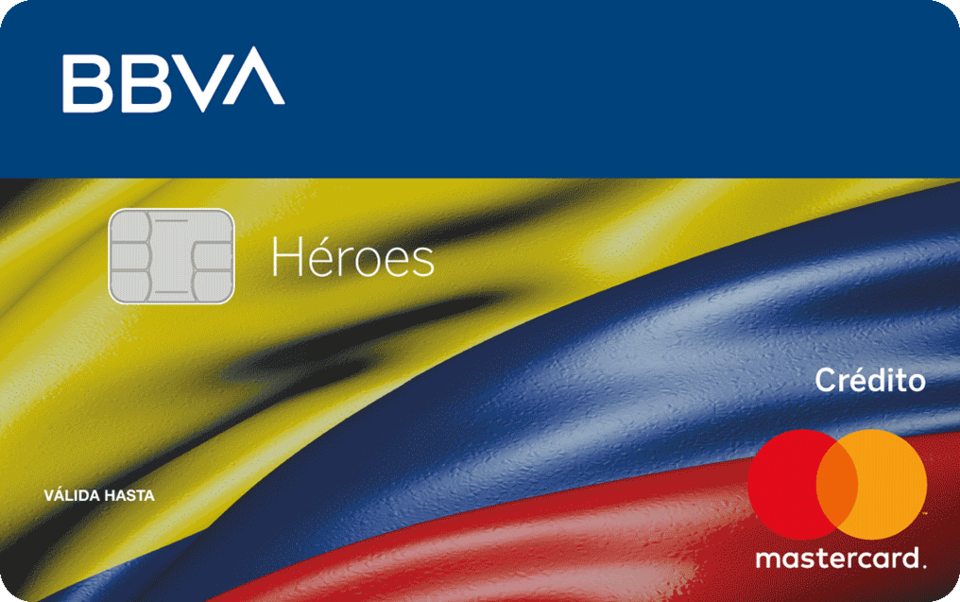 Tarjeta de crédito mastercard Héroes