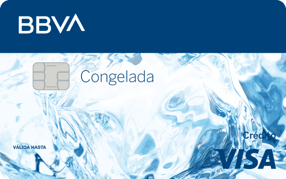tarjeta visa congelada
